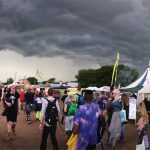 Stormy skies and cider pasties